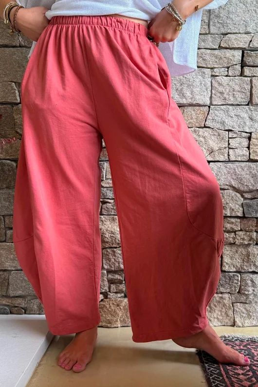 Lagen 7/8 Barrel Pant Indian Red